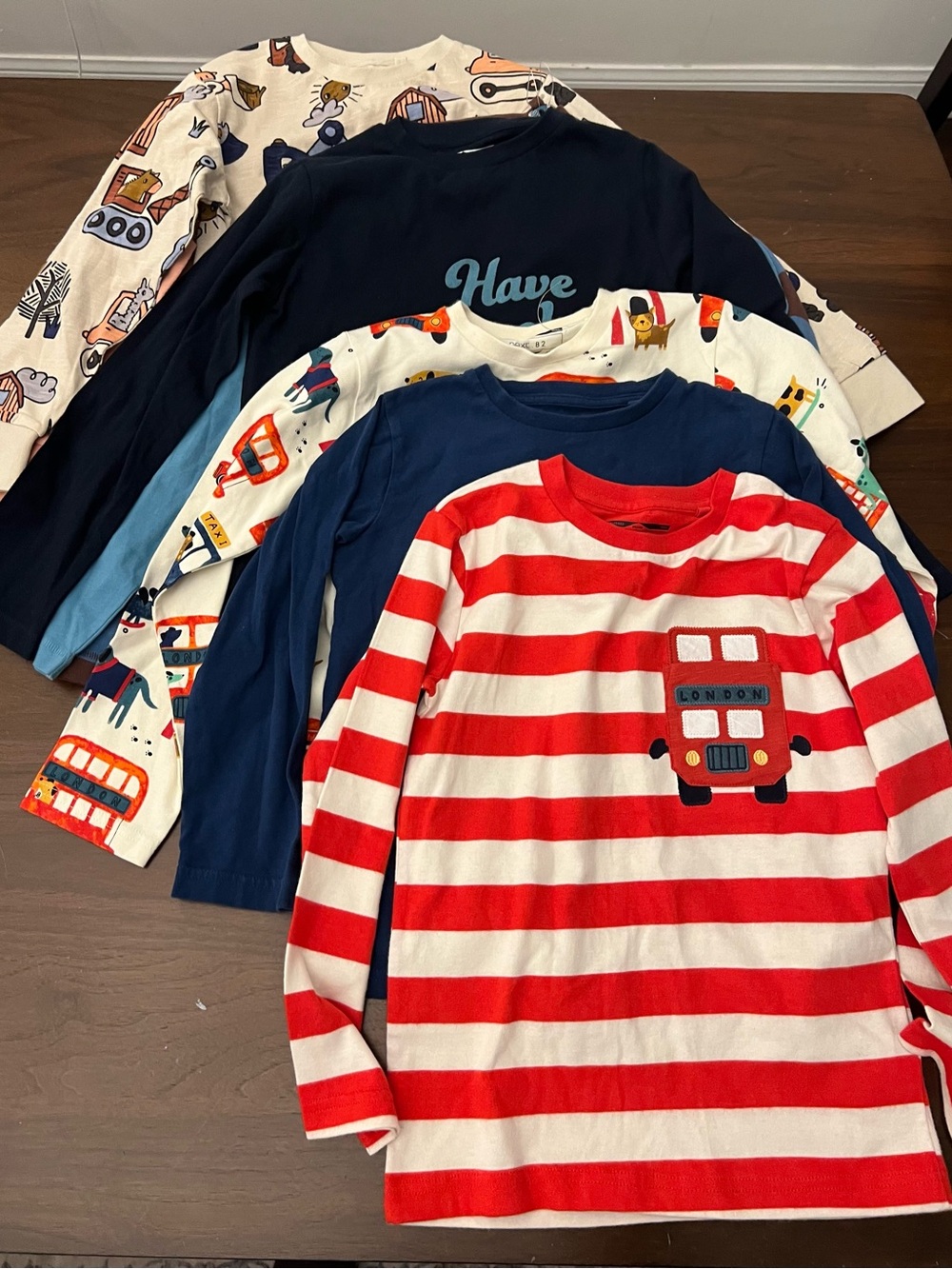 Bundle of 9 Kids Long-Sleeve Shirt Some NWT